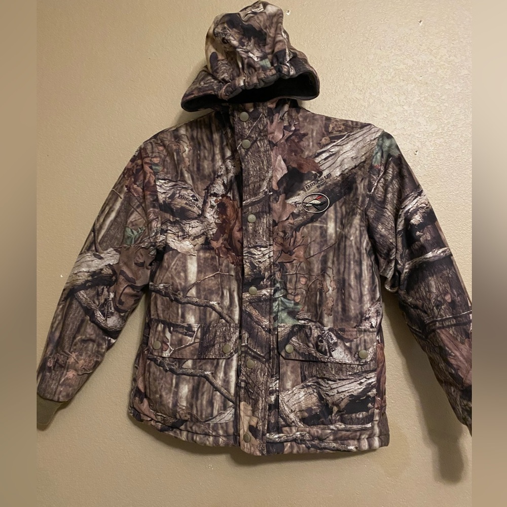 Youth Redhead Mountain Stalker Camouflage Hooded Jacket Size Large